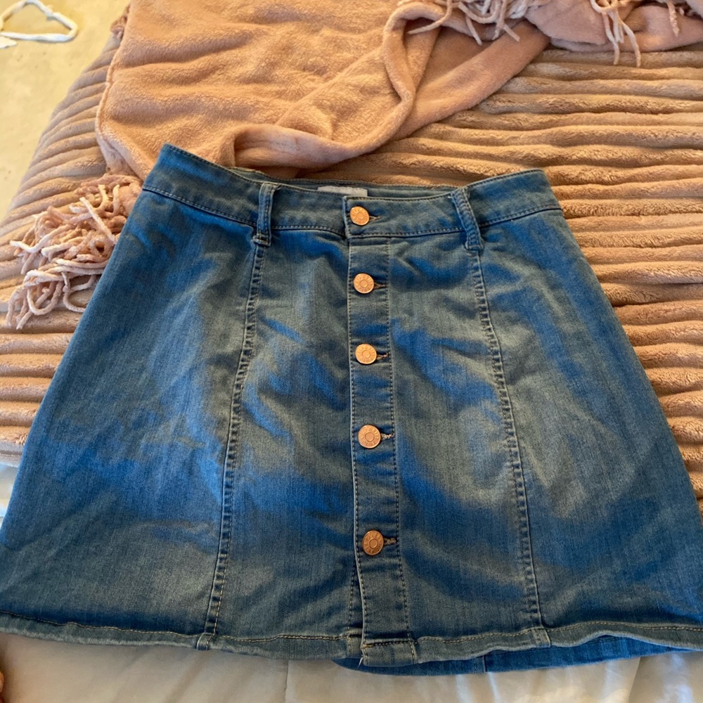 jean skirt